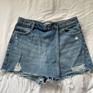 Zara Denim Skort